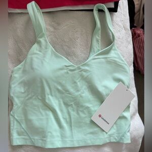 lululemon mint moment align tank size 8